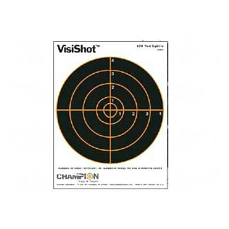 8 Bullseye - Champion Traps and Targets VisiShot Target, 8.5
