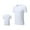 White, variant on Tungbrin Gym Shirts Men Summer Big and Talls Quick Dry Short Sleeve Crewneck Tees Stretchy Athletic Running T-Shirts