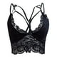 thumbnail image 3 of Gibobby Lencería sexy para mujer Día de San Valentín Mujeres Tallas grandes Chaleco Crop Sujetador inalámbrico Lencería Sexy Cuello en V Ropa interior Camisola(Negro, M), 3 of 5