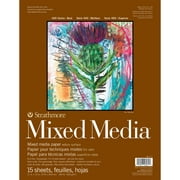 Strathmore 400 Series Mixed Media Pad, 11 x 14 Inches, 184 Pound, 15 Sheets