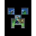 thumbnail image 5 of Minecraft Boys Creeper Walk Face Graphic T-Shirts, 2-Pack, Sizes 4-18, 5 of 5
