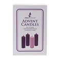 thumbnail image 3 of Mega Candles 4 pcs Unscented Advent Bell Top Pillar Candles, Hand Poured Wax Candles 2 Inch x 6 Inch, Holidays, Church, Decorations, Devotional, Celebration, Party & More, 3 of 3