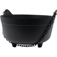 thumbnail image 2 of Black Cauldron - Great , Parties, Trick or Treat Candy Bucket & More - Features a Chain Handle - 14 Inch Diameter, 2 of 3