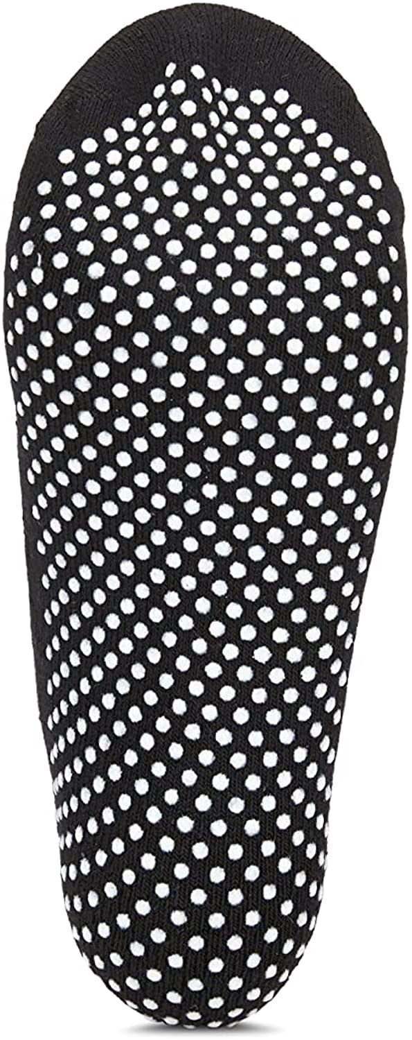 Yacht & Smith Women's Non Slip No-Skid Socks with Grips, 97% Cotton, For Hospital, Yoga, Pilates, Barre, Grippy Ankle Sock