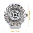 thumbnail image 2 of Decorative Finger Ring Stylish Ring Watch Finger Ring Decor Women Finger Watch, 2 of 9