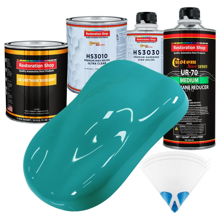  Restoration Shop - Graphic Red Urethane Basecoat with Clearcoat  Auto Paint - Complete Fast Gallon Paint Kit - Professional High Gloss  Automotive, Car, Truck Refinish Coating : Automotive