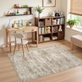 thumbnail image 4 of Roxstand Washable Rugs 3x5, Vintage Distressed Small Area Rugs for Kitchen Floor Entryway, Non Slip Accent Door Mat (3'x5', Brown), 4 of 9