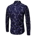 thumbnail image 3 of Top de camisa de un solo pecho de negocios de manga larga informal y cómodo de moda para hombres Pompotops  oipoqjl28865, 3 of 3