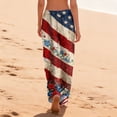 thumbnail image 5 of 4th of July Pajama Pants for Women Soft Pajama Bottoms Comfy Drawstring Sleepwear Long Pajamas Sleepwear, 5 of 5