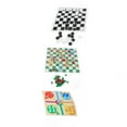 thumbnail image 4 of Board Games Set, Flying Chess Plastic Wear Resistance Clear Pattern  For Travel For Kids, 4 of 8