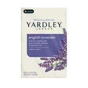 (Pack of 4) Yardley London Moisturizing Bath Bar, English Lavender, 4.25 oz