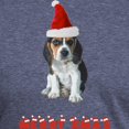 thumbnail image 3 of CafePress - Beagle Christmas Mens Tri Blend T Shirt - Mens Tri-blend T-Shirt, 3 of 4