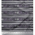 thumbnail image 1 of Soimoi Cotton Voile Fabric Leaves & Floral Block Print Fabric by The Yard 42 Inch Wide, 1 of 3
