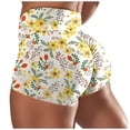 thumbnail image 2 of AXXD Shorts for Women High Waisted Casual High Waisted Summer Color Printing Fold Wrap Buttocks Shivering Comfy Shorts Mother's Day, 2 of 6