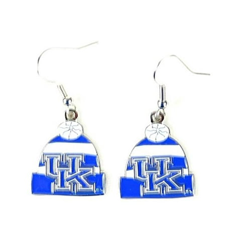- Kentucky Wildcats Beanie Hat Dangle Earrings