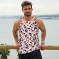 thumbnail image 6 of Salouo Abstract Leopard Print for Men's Tank Tops,Sleeveless Muscle Shirts for Men Quick Dry Workout Tank Top Gym Muscle Tee Fitness Bodybuilding Sleeveless T Shirt-3X-Large, 6 of 7
