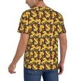 thumbnail image 2 of Lsque Cartoon Ducks Pattern Mens Polo Golf Shirts Funny Graphics Shorts Sleeve Button Shirts Baseball T-shirt-3X-Large, 2 of 7