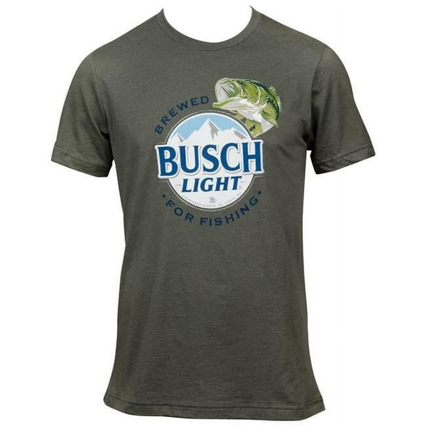 Busch 822663-large Busch Light Made for Fishing Colorway T-Shirt, Green -  Large