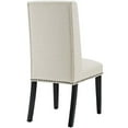 thumbnail image 4 of Hawthorne Collections 20.5" Modern Fabric Dining Chair in Beige (Set of 4), 4 of 4