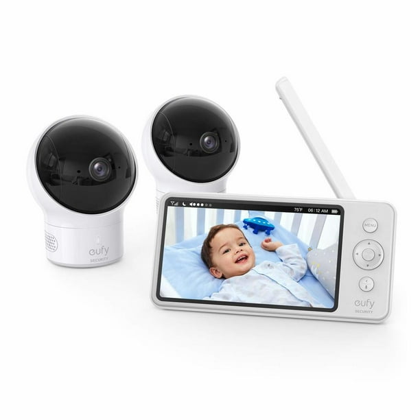 Eufy Security Video Baby Monitor With Camera And Audio 2 Cam Kit 7p Hd 5 Inch Display 110 Wide Angle Lens Night Vision Walmart Com Walmart Com