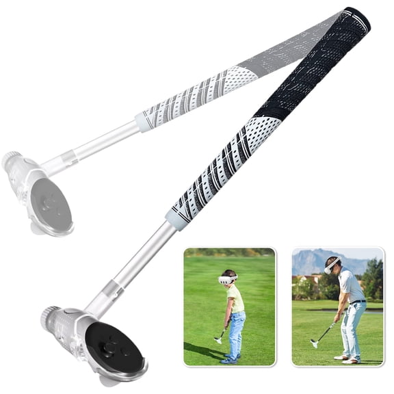 VR Golf Club Attachment Compatible with Meta/Oculus Quest 3，Non-Slip VR Golf Handle Grip for Golf  , 80 Degree Design Keep Tracking(Only for Right Controller)