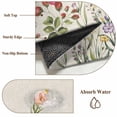 thumbnail image 2 of Watercolor Wildflowers Area Rug 5x7 Washable Rug Non Slip Farmhouse Botanical Flowers Herbs Large Area Rug Soft Stainresistant Indoor Floor Carpet for Living Room Bedroom Home Office Dining Room, 2 of 7