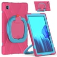 thumbnail image 1 of Funda colorida para Samsung Tab A7 de 10,4 pulgadas T500 con soporte de anillo ajustable grande y protección contra golpes., 1 of 5
