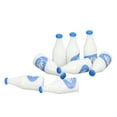 thumbnail image 1 of Bouteille de Lait Maison de Poupée 1:12, Plastique Imperméable 8 Pcs 1: 6 Miniature Résistance aux Chutes de Lait pour Décoration Rouge, Bleu, 1 of 8