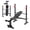 Black, variant on CONCETTA Adjustable Weight Bench Set, Foldable Bench Press with Leg Developer, 650 LBS Heavy-Duty Space Saving Workout Set for Small Apartments Strength Training Black & Red