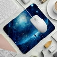 thumbnail image 2 of Galactic Space Printed Square Desk Pad, 8.3x9.8 Inch Non-Slip Rubber Bottom Gaming Mousepad, Desk Mat for Office and Gaming, 2 of 6