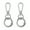 Silver, variant on Metal Swivels Snap Hook and Key Rings,Lobster Claw Keychains Clasps and Key Chain Rings for Keychain Clip,Art Craft