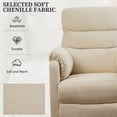 thumbnail image 4 of Power Recliner Chair, Holaki Electric Power Recliner with Side Pocket and Remote, Modern Chenille Fabric Recliner Chairs for Adults, Small Recliner for Small Space Nursery Living Room, Beige, 4 of 11