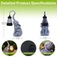thumbnail image 4 of Goodeco Elephant Statue with Solar Lantern - 11 inch Garden Statues, 4 of 7