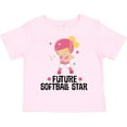 thumbnail image 3 of Inktastic Future Softball Star Girl Girls Toddler T-Shirt, 3 of 5
