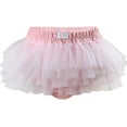 thumbnail image 5 of CutiePlusU Adult Tulle Puffy Petticoat Tutu Ballet Ballerina Skirt Cotton Ruffle Panty - White Bow 3XL, 5 of 5