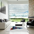 thumbnail image 7 of Ahgly Company Machine Washable Indoor Round Transitional White Smoke Area Rugs, 5' Round, 7 of 7