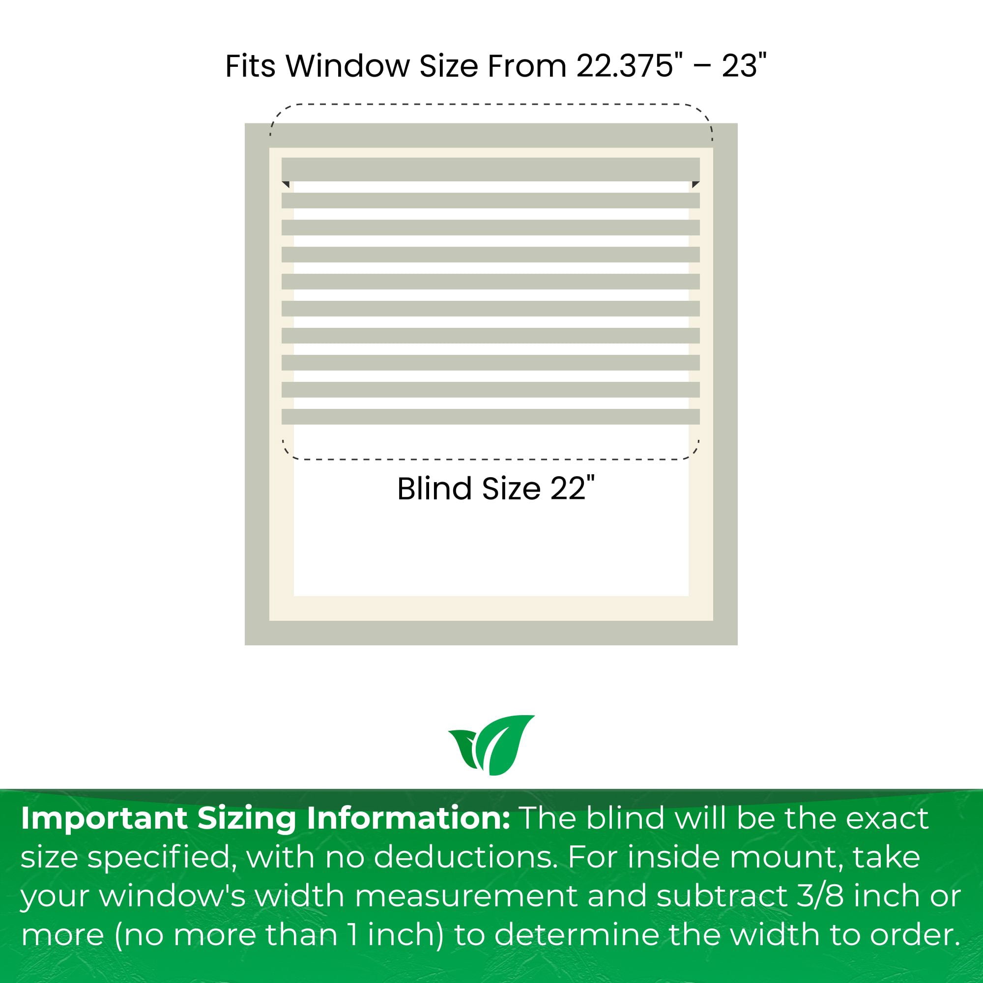 CALYX INTERIORS Faux Wood Blinds with Classic Valance, Cordless, 2" Slat, 22"W x 60"H, Room Darkening Shade for Windows and Doors, Pure White