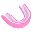 thumbnail image 3 of Protector bucal duradero de EVA para adultos, Protector de dientes, accesorio de combate de boxeo, rosa y blanco, 3 of 12