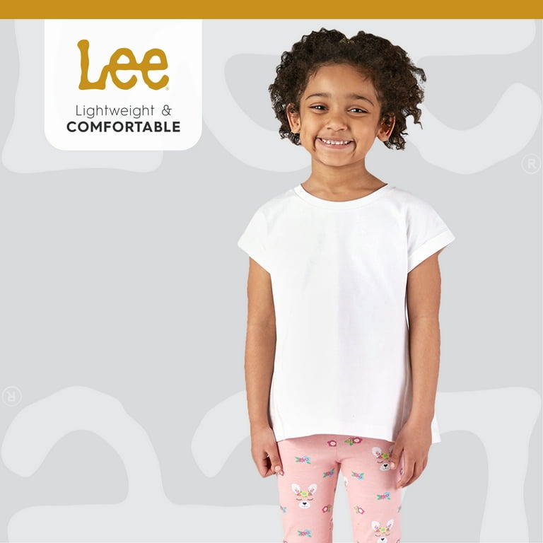 LEE Girls Leggings 3-Pack, Assorted Colors
