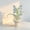A, variant on Mini Glass Flower Figurine Hand Blown Small Faux Crystal Carnation/Lily/Peony Flower Bouquet in Vase for Mother's Day Birthday Valentines Table Centerpiece