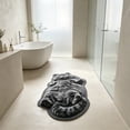 thumbnail image 5 of Adorable Cat Shaped Polyester Bath Rug Washable Absorbent Non Slip Floor Mat Cute Pet Lover Home Decor Gift,B, 5 of 6