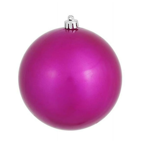 Vickerman 4.75" Cobalt Candy Ball Ornament, 4 per Bag