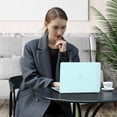 thumbnail image 5 of Mosiso MacBook Pro 14 inch Case 2024-2021 M5 M4 M3 M2 M1 Pro Max A3434 A3112 A3185 A3401 A2918 A2992 A2779 A2442, Plastic Hard Shell&Keyboard Cover&Screen Film&Pouch, Water Cyan, 5 of 6