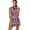 Blue and Red Stripes Star Coconut Palm, variant on COEQINE Sunflower and Cow Spot Print Tennis Dress for Women with Built in Shorts and Pockets Sleeveless Zip Up Athletic Dresses with 2 Piece Set V-Neck Exercise Golf Dresses, XS
