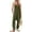 Army Green, variant on Baggy Jumpsuits for Women V Neck Sleeveless Overall Jumpers Stretchy Adjustable Strap Romper Jumpsuit Maternity Clothes