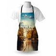 thumbnail image 3 of London Apron Picturesque ST James Park in UK Baroque Architecture Heritage Medieval Landscape, Unisex Kitchen Bib Apron with Adjustable Neck for Cooking Baking Gardening, Multicolor, by Ambesonne, 3 of 3