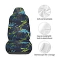 thumbnail image 4 of Picia Cartoon Dinosaur Print Waterproof Sweating Car Seat Cover for Post Gym Workout, Running, Beach and Hiking, Universal Fit Anti-Slip Bucket Seat Protector, 4 of 5