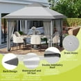 thumbnail image 2 of 12x12 Outdoor Gazebo,Gazebo Canopy with Mosquito Netting,Outdoor Steel Frame Gazebos for Patio Garden Backyard Lawn Deck, 2 of 9