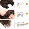 thumbnail image 5 of MORICA Senegalese Twist Crochet Hair 8 Packs 14 Inch Small Crochet Hair for Braiding, Crochet Braids Hair For Black Women, Crochet Twist Hair Braiding Hot Water Setting(14 Inch,1B/30), 5 of 6