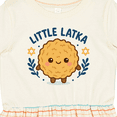 thumbnail image 4 of Inktastic Little Latka Cute Hanukkah Design Girls Toddler Dress, 4 of 5